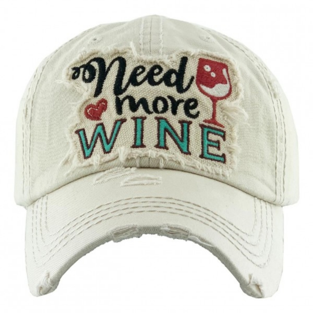 Ladies Need More Wine cap